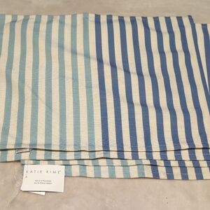 Katie K Blue and White Striped Bedding Sheets